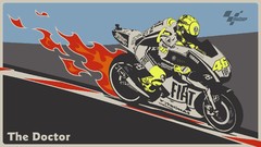Sports flames rossi motor racing valentino rossi motorbikes the 