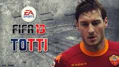 Sports football players soccer Totti video games as roma fifa 