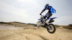 Sports jumping motorbikes