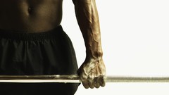 Sports Men black man weights gym weight lifting