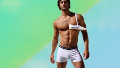 Sports Men boxer male models muscular Brief