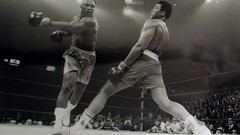 Sports monochrome backgrounds boxing muhammad ali Joe Frazier
