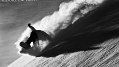 Sports monochrome Snowboarding