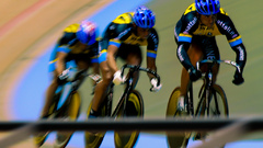 Sports motion blur cycling