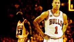 Sports nba chicago bulls Michael Jordan Athletes derrick rose