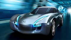 Sports Nissan concept art electric