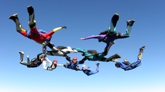 Sports parachute skydiving