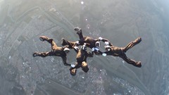 Sports parachute skydiving Golden Knights