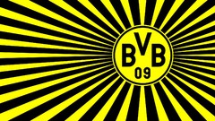 Sports retro soccer logos Borussia Dortmund football teams bvb 