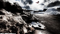 Sports Snowboarding Mountains snow