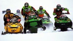 Sports snowmobile