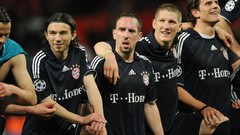 Sports soccer Bastian Schweinsteiger Mario Gomez Franck Ribery 