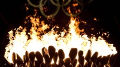 Sports torch flames olympics 2012
