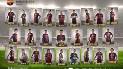 Sports villa players Fabregas FC Barcelona Messi pique Xavi 