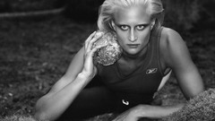 Sports woman blondes Athletes Carolina Klüft