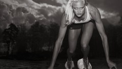 Sports woman scary blondes Athletes Carolina Klüft