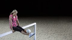 Sports woman volleyball