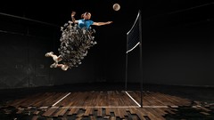 Sports woman volleyball