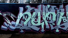 Spray graffiti street art