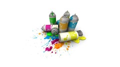 Spray spray paint Grafiti