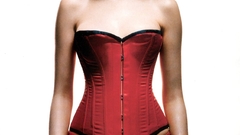 Spread legs woman panties