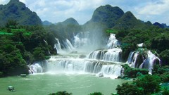 Spring falls forests