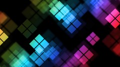 Squares abstract window colors