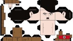 Squares Adolf Hitler papercraft