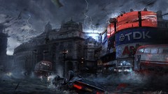 Squares Circus cities hit artwork disasters