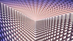Squares Fractals abstract 3d