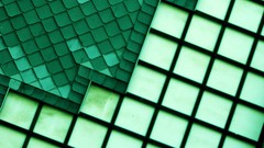 Squares Green abstract digital art