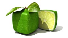 Squares lemons limes