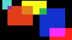 Squares multicolor minimalistic