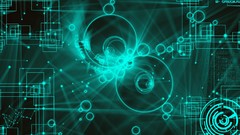 Squares patterns Techno abstract Technology circles backgrounds 