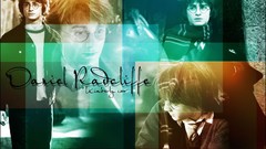 Squares text Daniel Radcliffe scarfs harry potter
