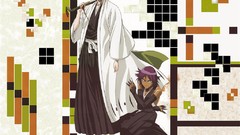 Squares weapons bleach shihouin yoruichi Urahara Kisuke