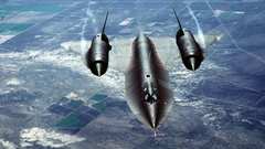 SR-71 Blackbird jet aircraft