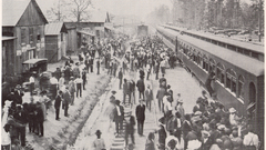 St passenger train high