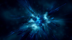 Stabbity blue abstract