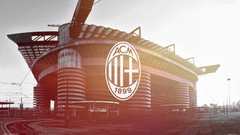 Stadium football field AC Milan san siro