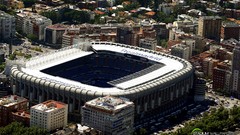 Stadium Santiago Bernabeu football field Football soccer