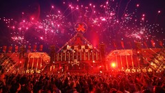 Stage fireworks Q-Dance Defqon.1