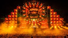 Stage party hardstyle Q-Dance Mystery Land 2012