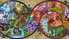 Stained glass Adventure Hobbit artwork