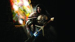 Stained glass Knights video games Dungeon Siege III