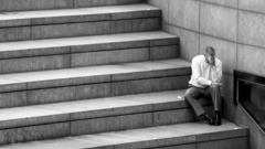 Stairways grayscale monochrome