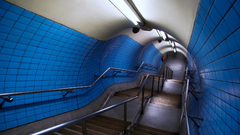 Stairways tunnels architecture