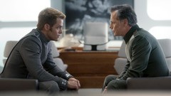 Star Trek flower petals chris pine Bruce Greenwood movie stills 