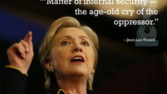 Star Trek politician Jean-Luc Picard New World Order WikiLeaks