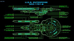 Star Trek schematic Enterprise